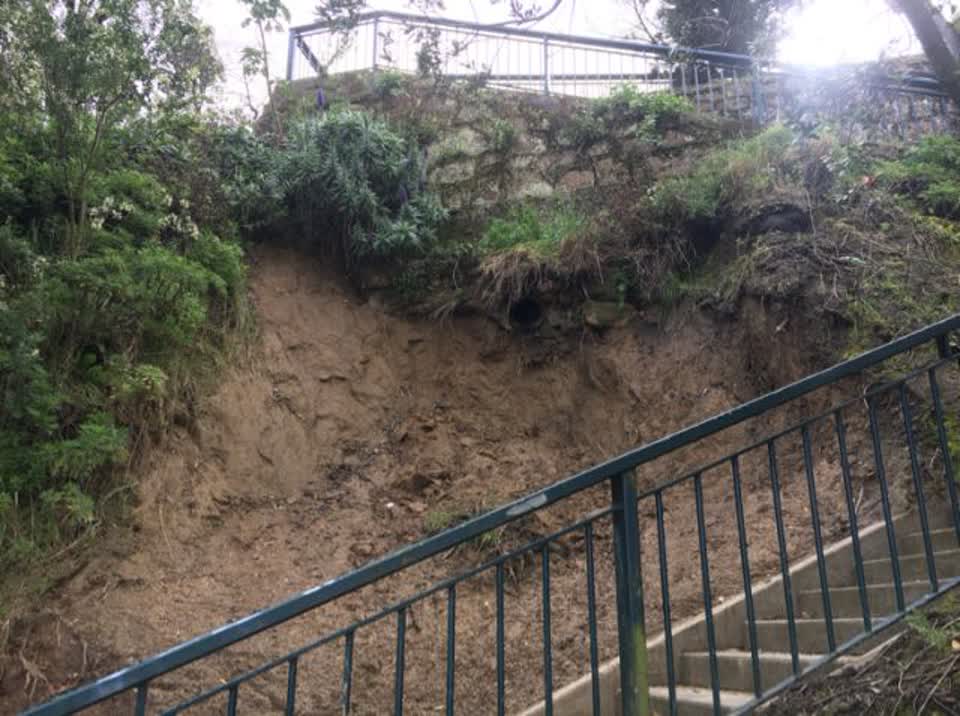 The photograph attached to this wastewater/stormwater report