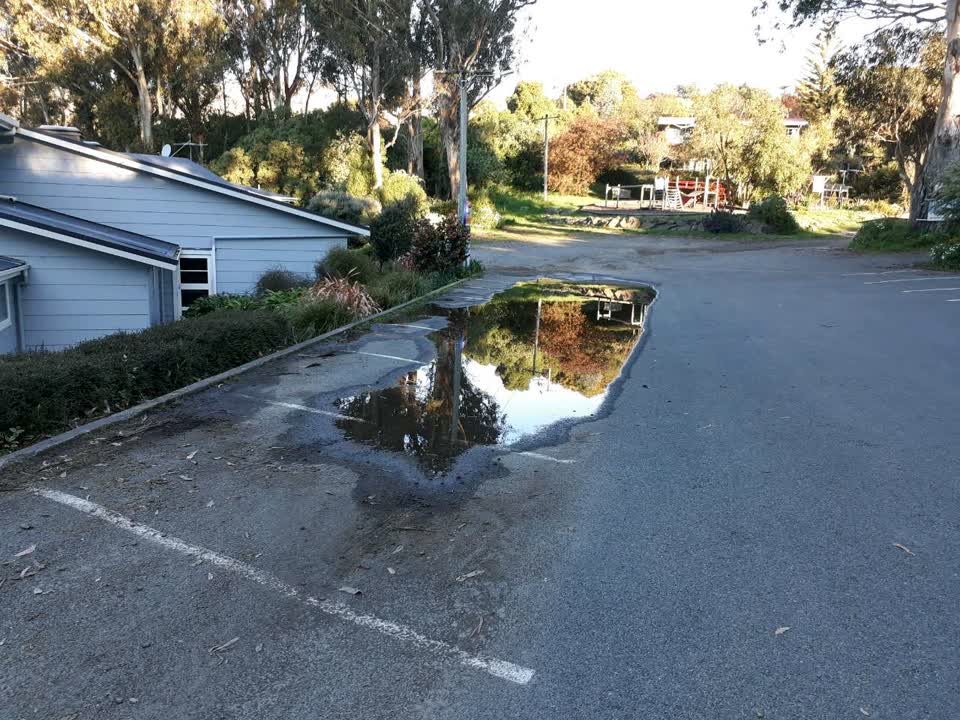 The photograph attached to this wastewater/stormwater report