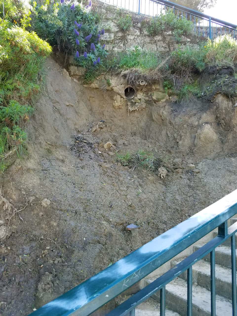 The photograph attached to this wastewater/stormwater report