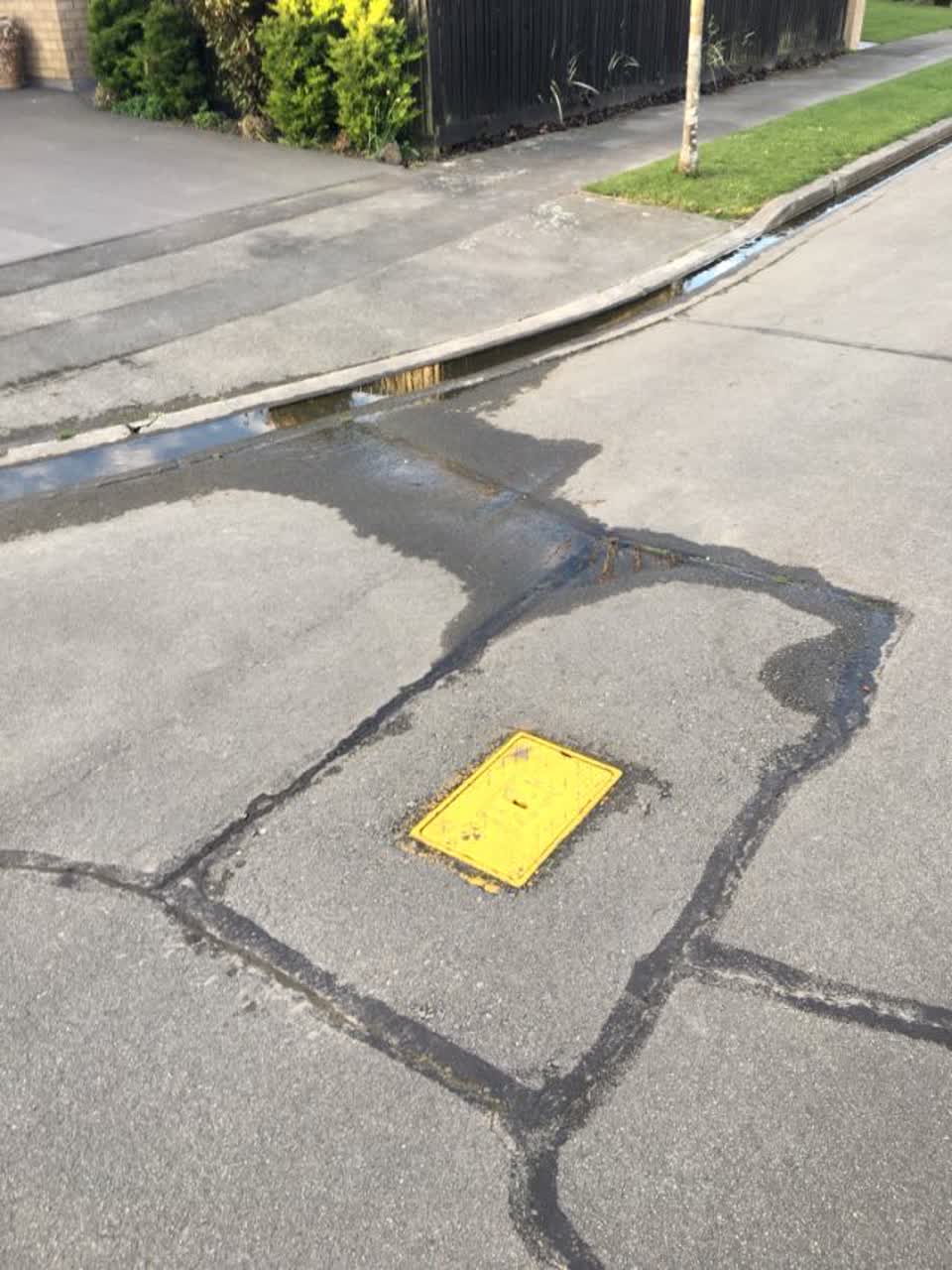 The photograph attached to this water supply report