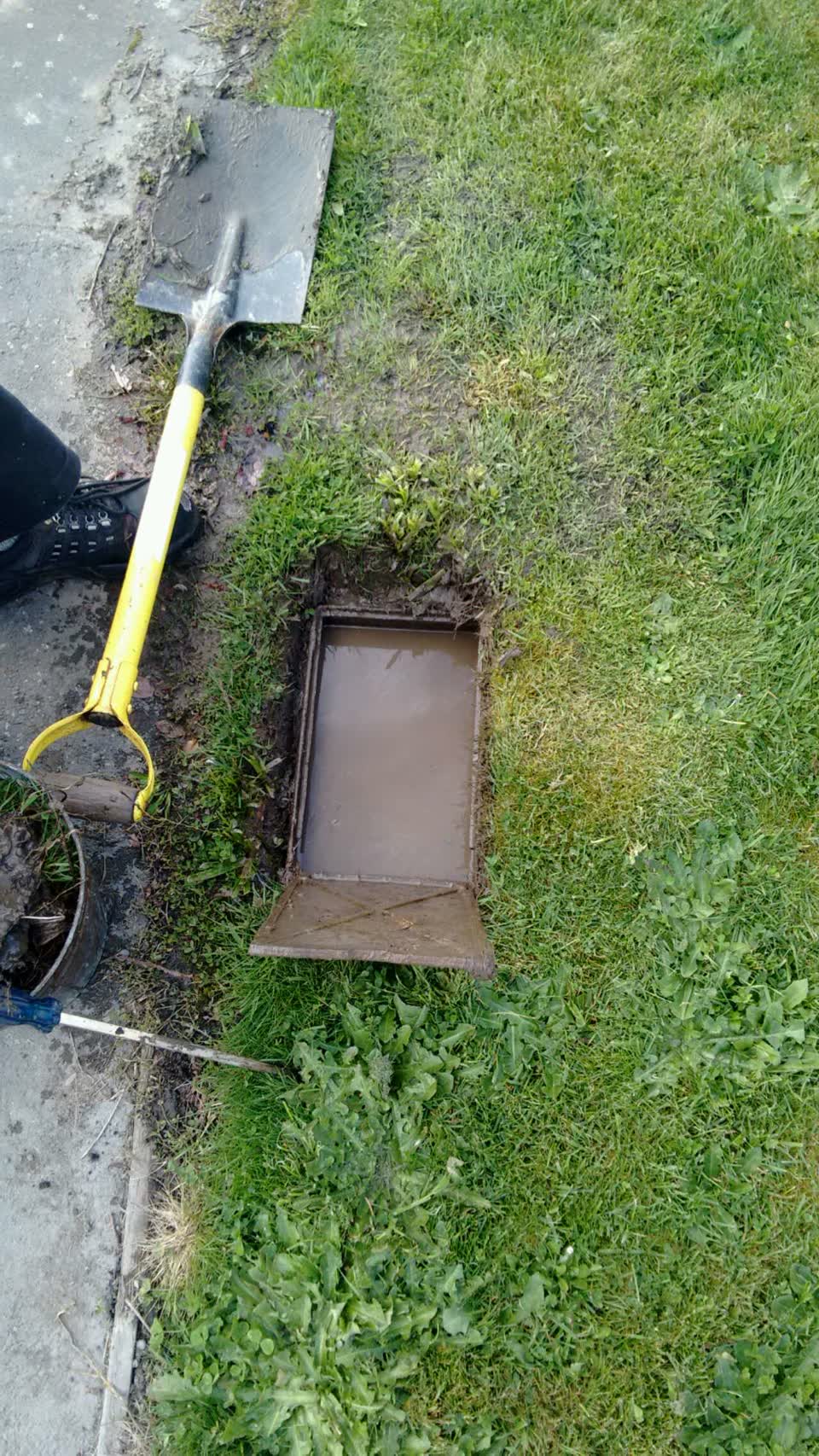 The photograph attached to this water supply report