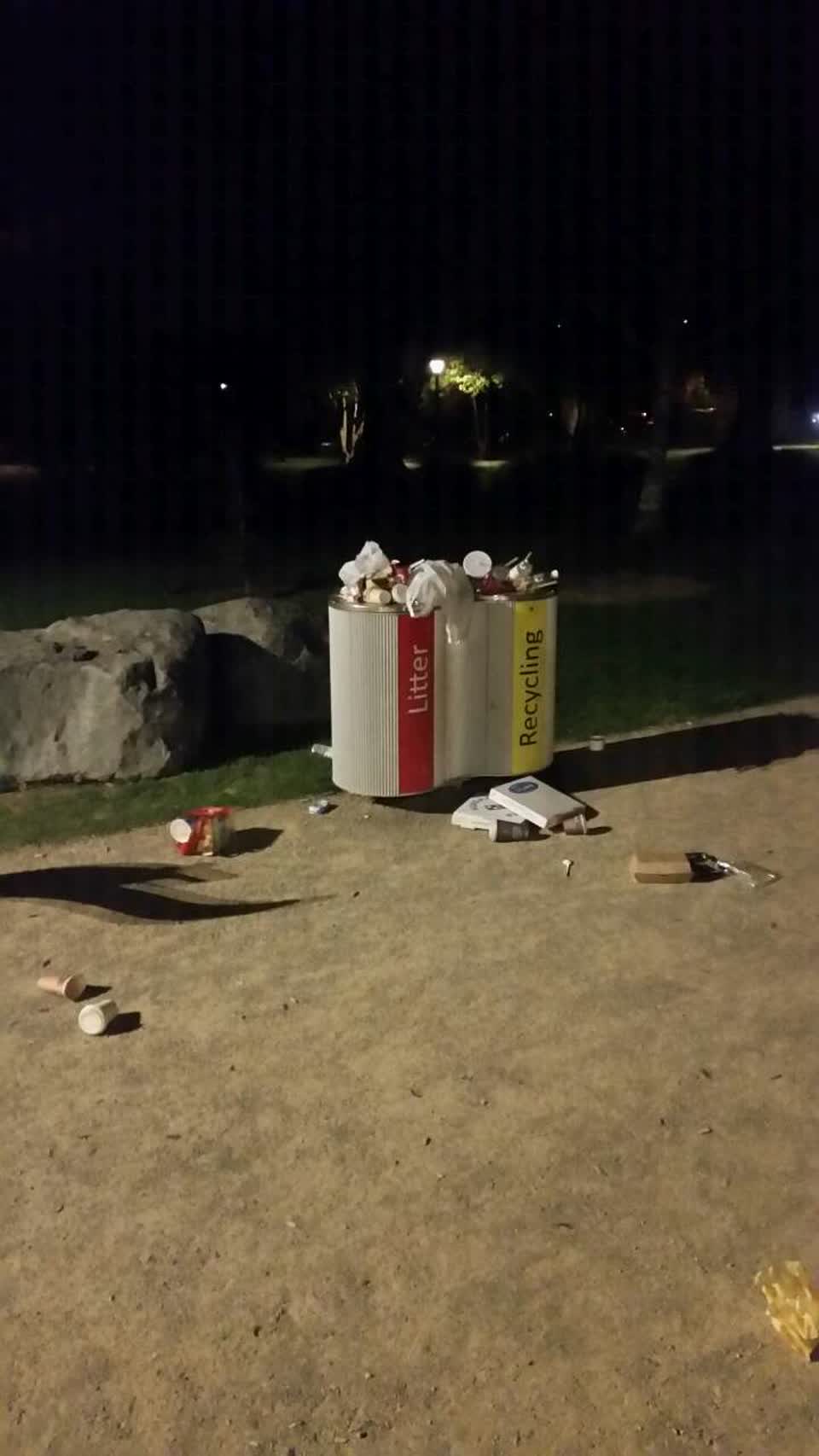 The photograph attached to this parks report