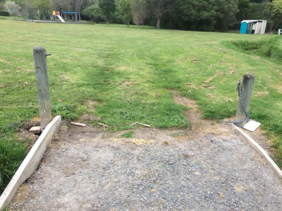 The photograph attached to this parks report