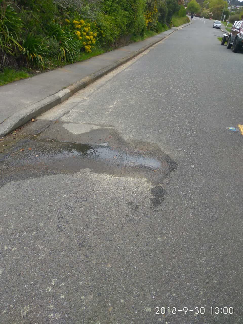The photograph attached to this water supply report