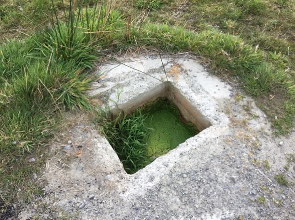 The photograph attached to this wastewater/stormwater report