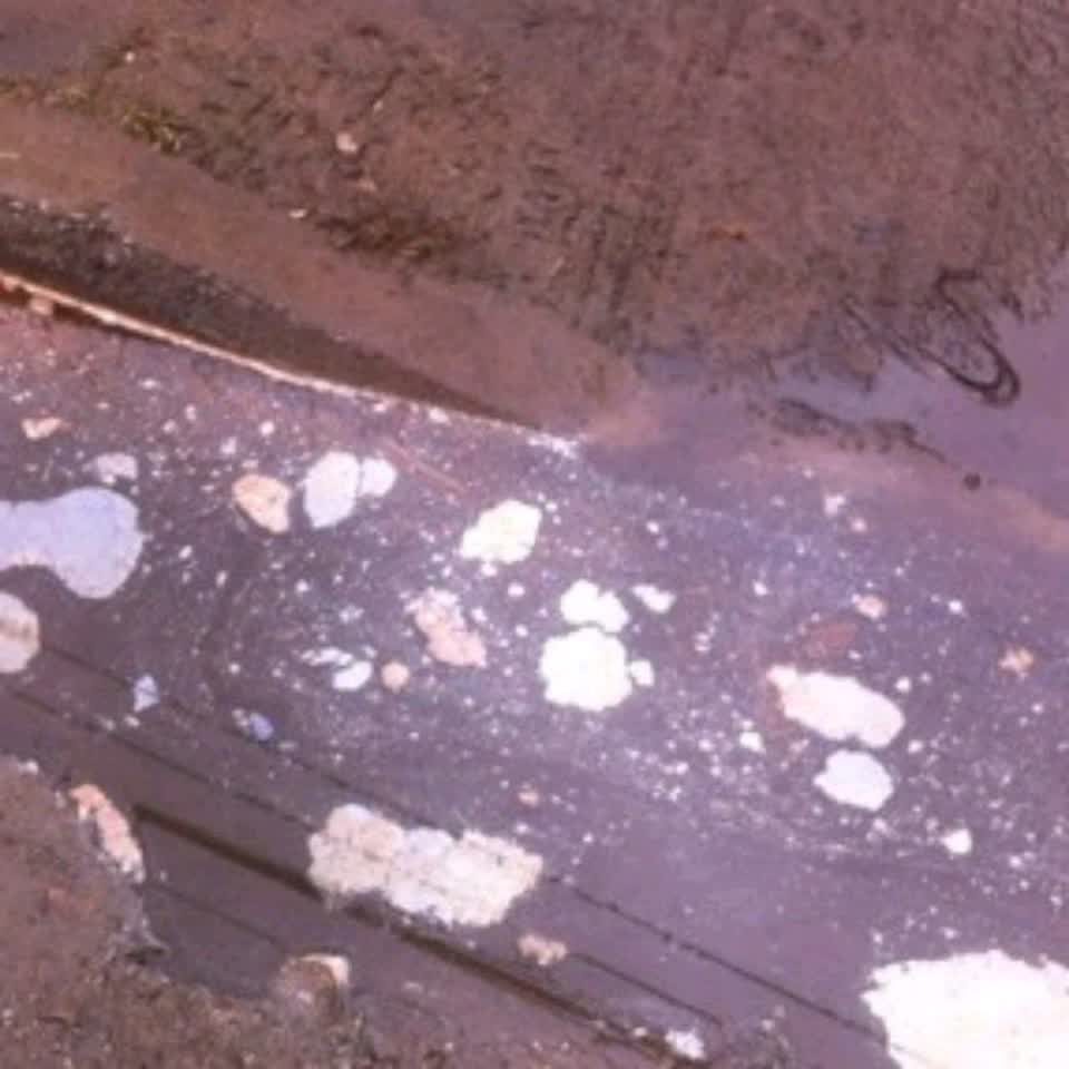 The photograph attached to this wastewater/stormwater report