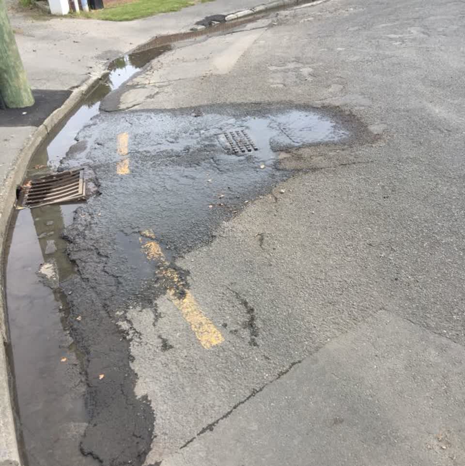 The photograph attached to this wastewater/stormwater report