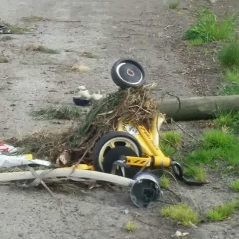 Rubbish/Recycling, a report photo