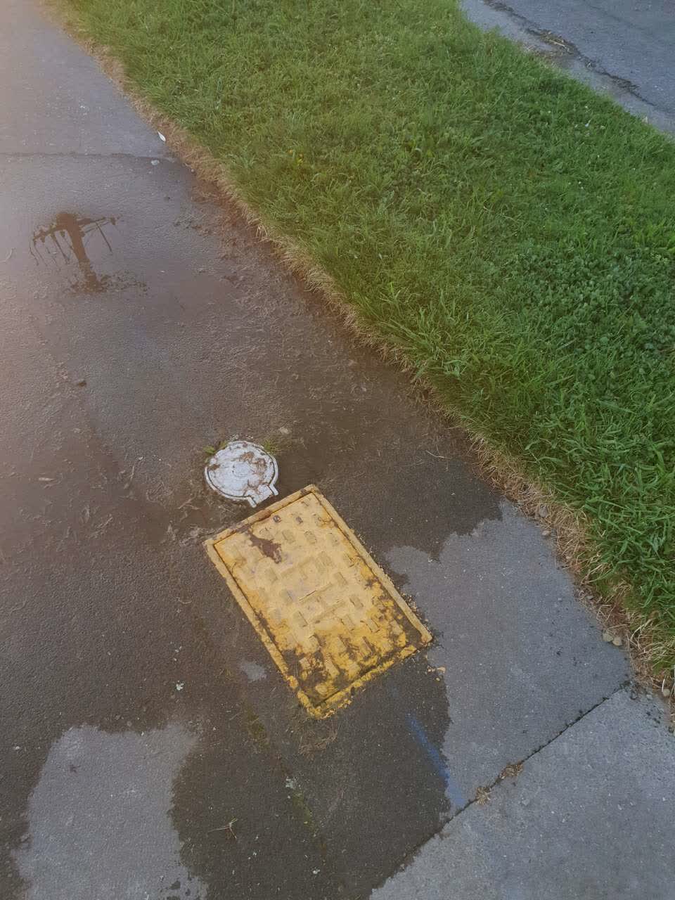 The photograph attached to this water supply report