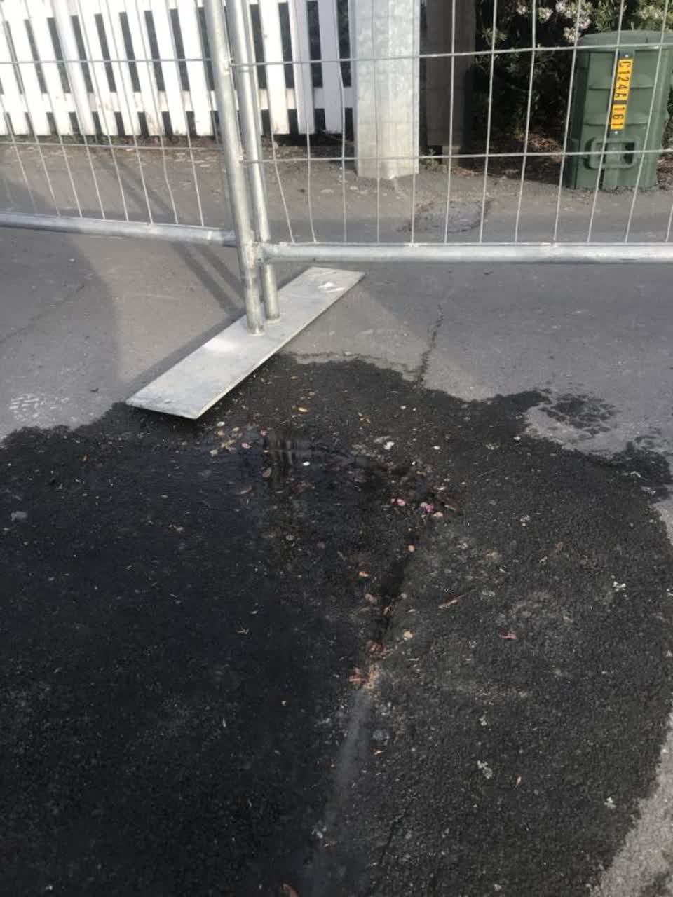 The photograph attached to this water supply report