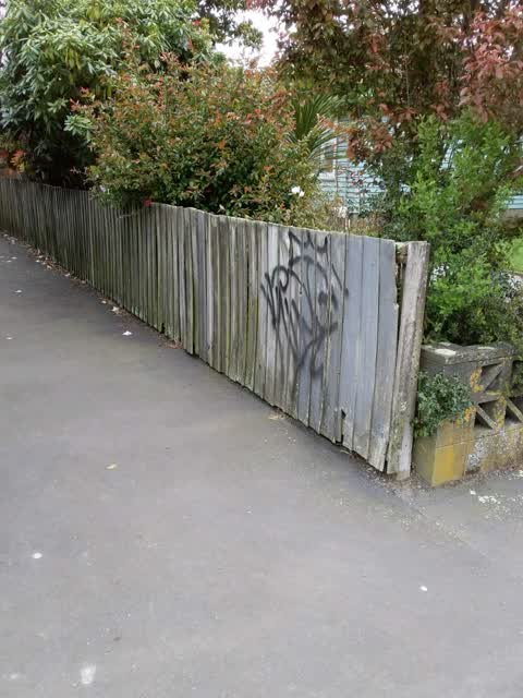 Graffiti, a report photo