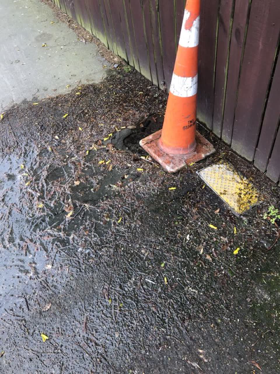 The photograph attached to this water supply report