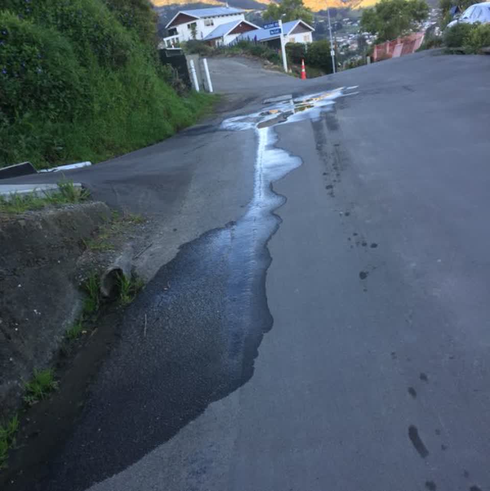 The photograph attached to this water supply report