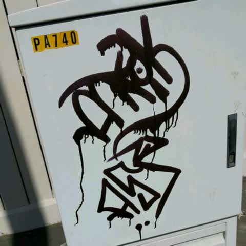 Graffiti, a report photo
