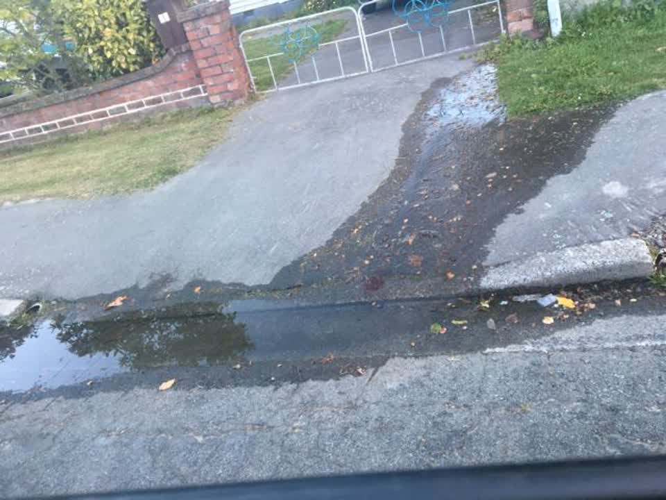 The photograph attached to this water supply report