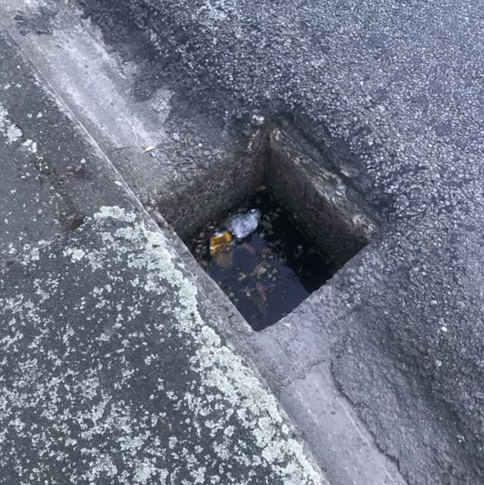 The photograph attached to this wastewater/stormwater report