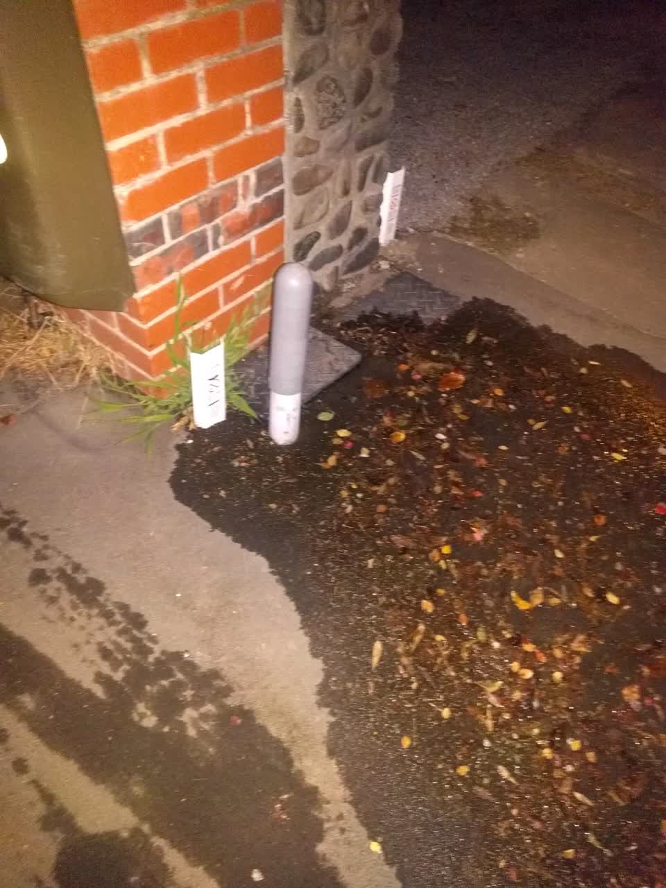 The photograph attached to this water supply report