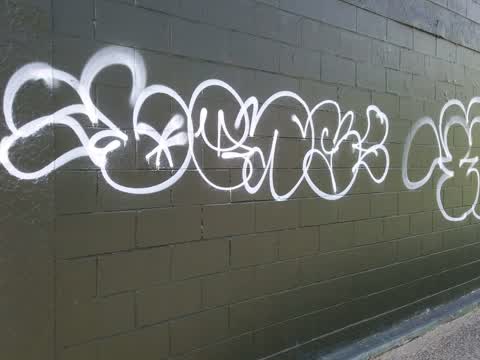 Graffiti, a report photo