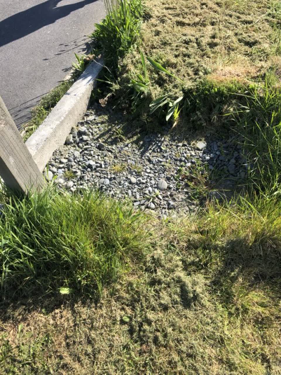 The photograph attached to this wastewater/stormwater report