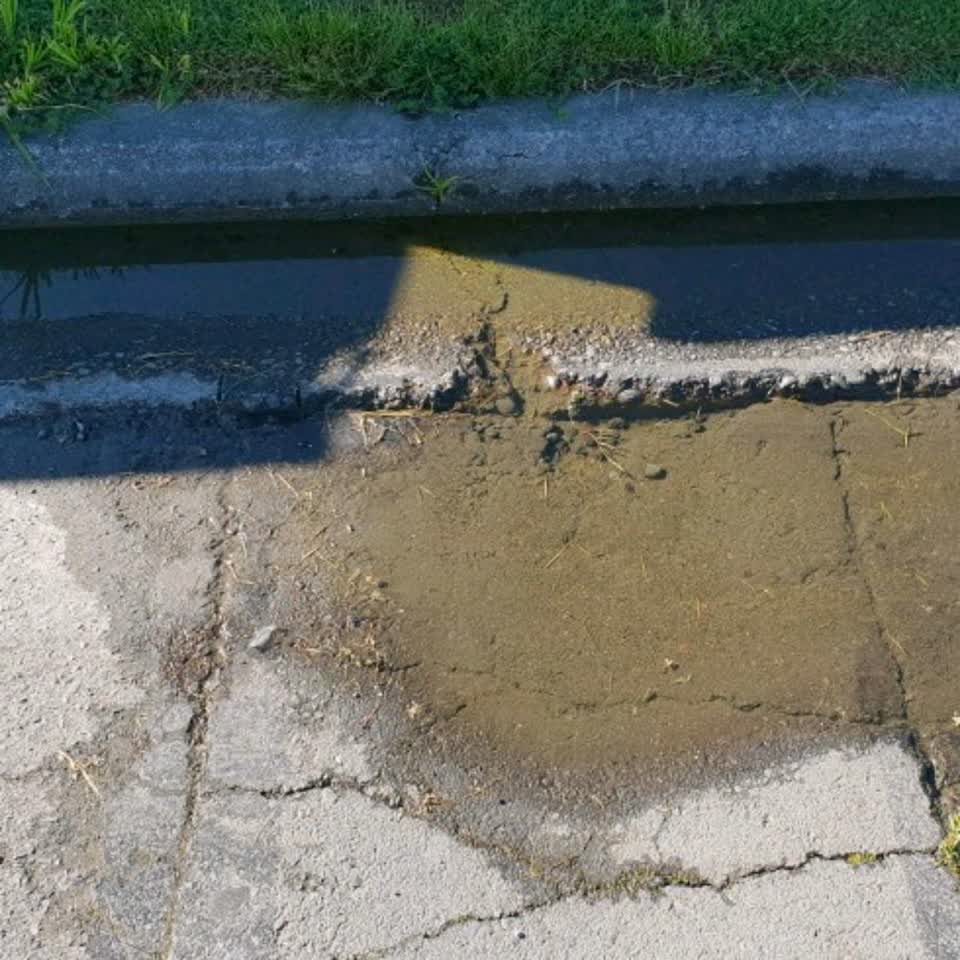 The photograph attached to this wastewater/stormwater report