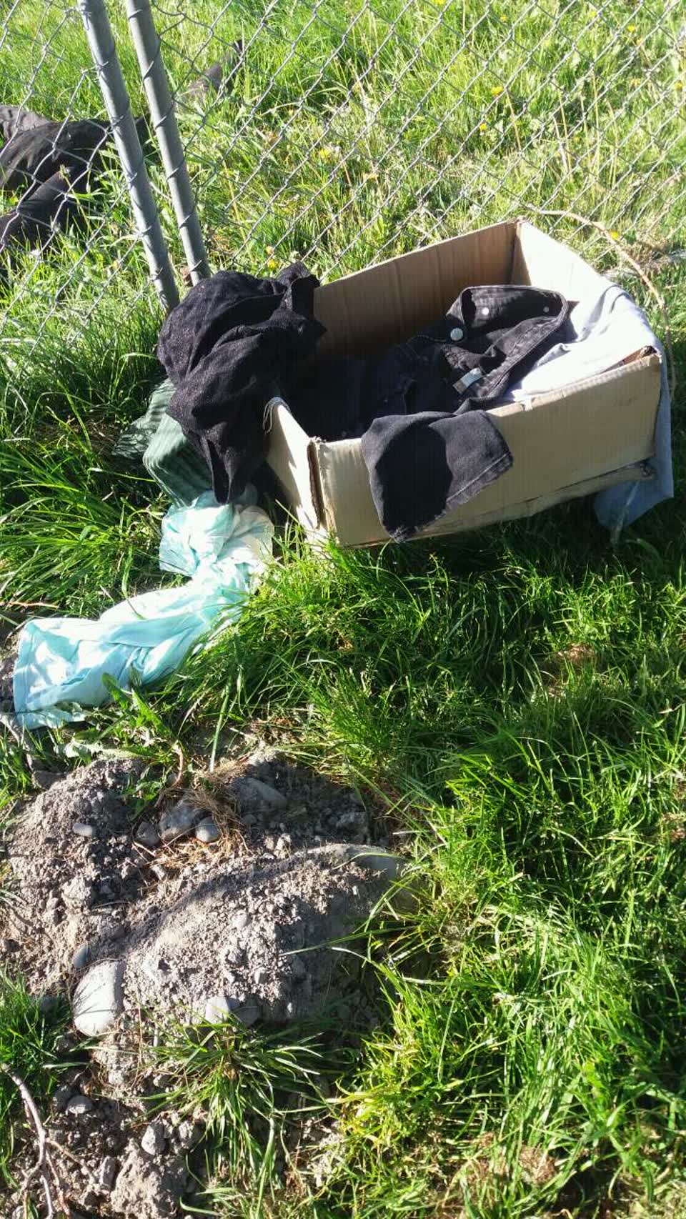 The photograph attached to this rubbish/recycling report