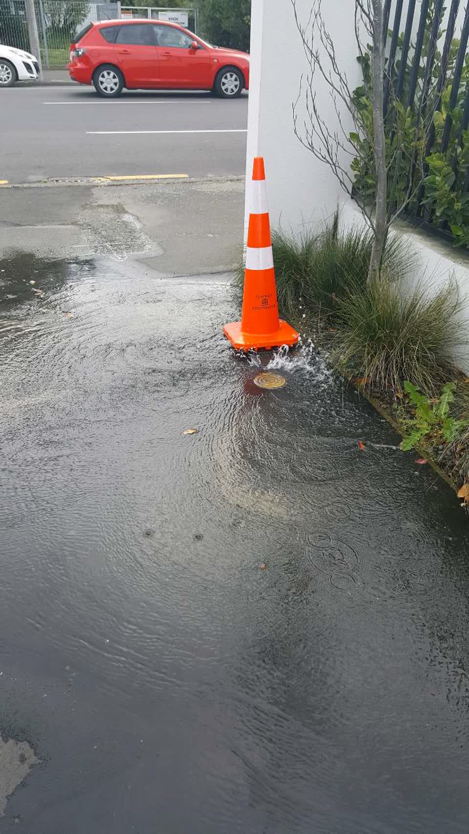 The photograph attached to this water supply report