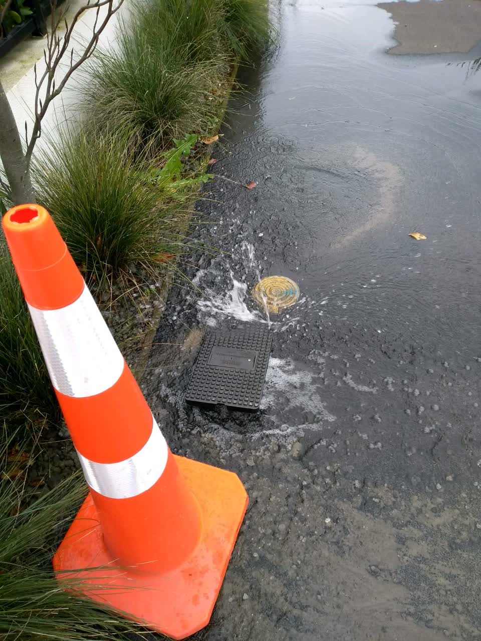 The photograph attached to this water supply report