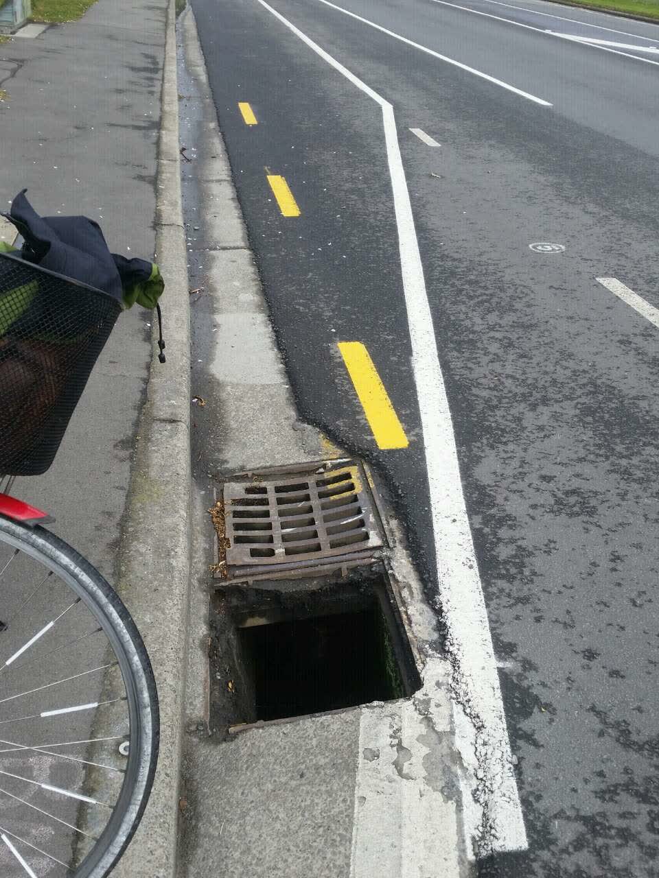 The photograph attached to this wastewater/stormwater report