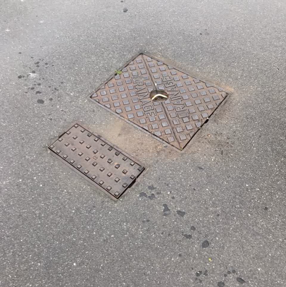 The photograph attached to this wastewater/stormwater report