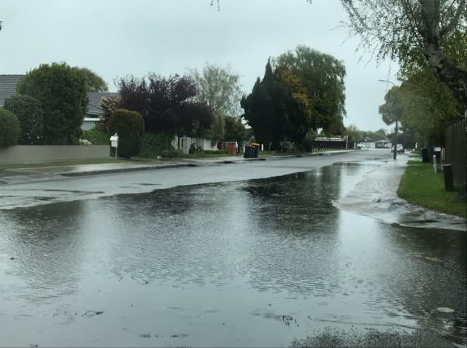 The photograph attached to this flooding report