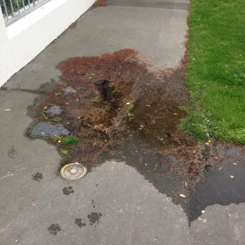 The photograph attached to this water supply report