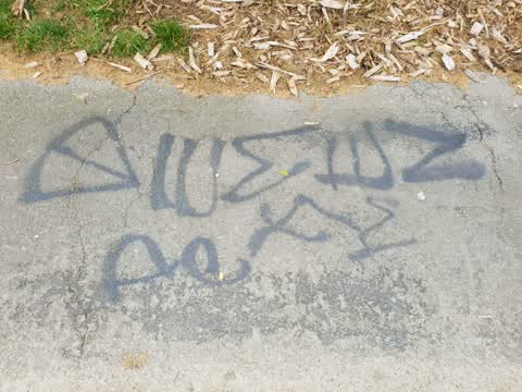 Graffiti, a report photo