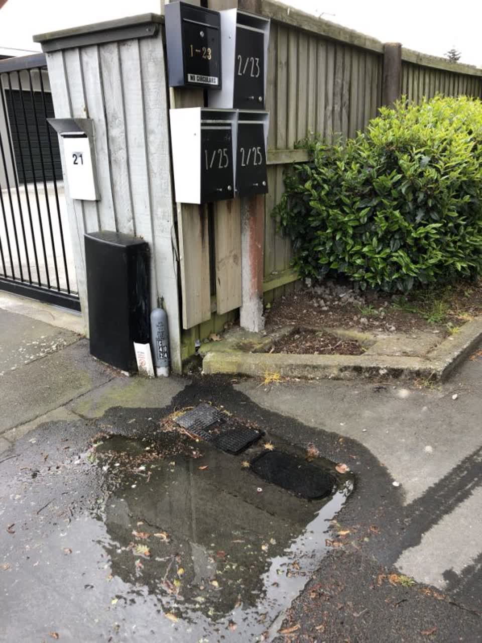 The photograph attached to this water supply report