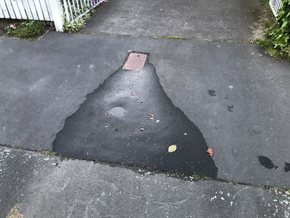 The photograph attached to this water supply report