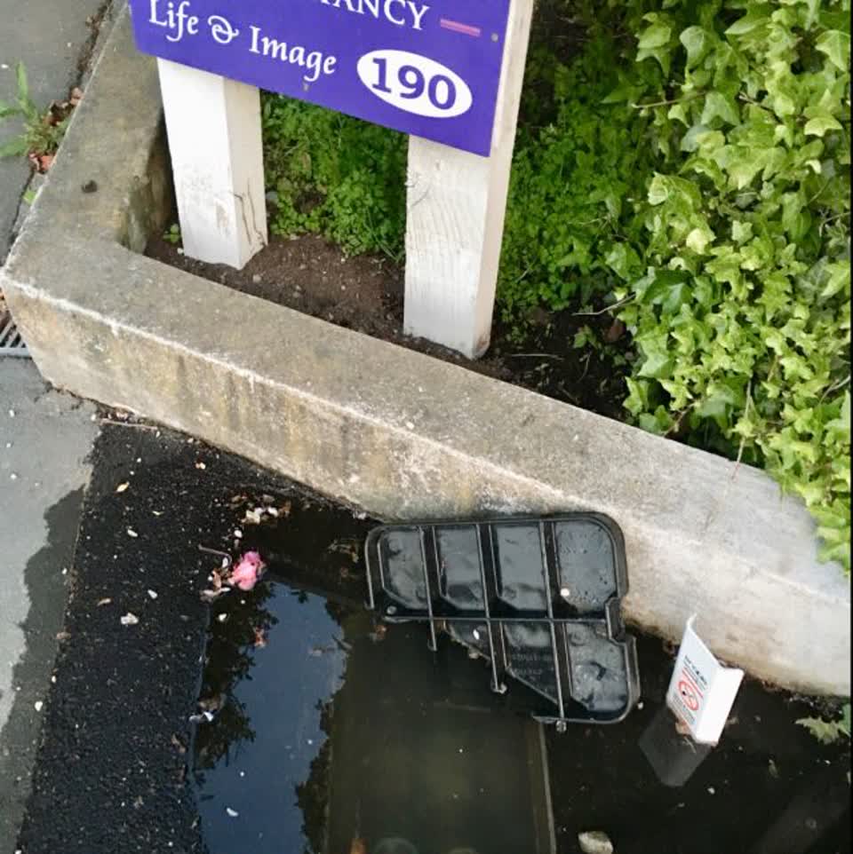 The photograph attached to this water supply report