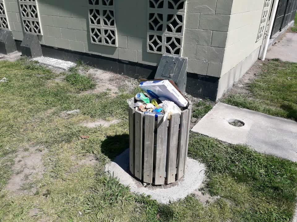 The photograph attached to this rubbish/recycling report