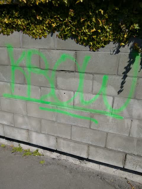 Graffiti, a report photo