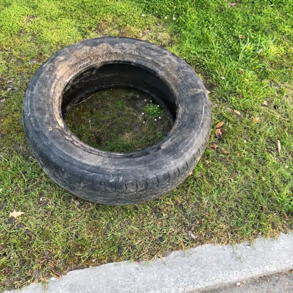 The photograph attached to this rubbish/recycling report