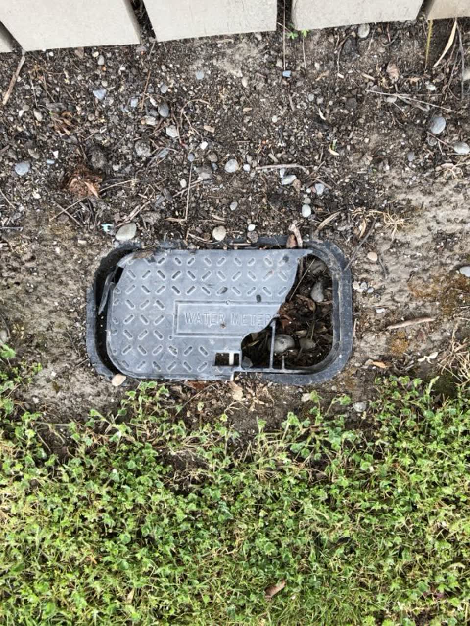 The photograph attached to this water supply report