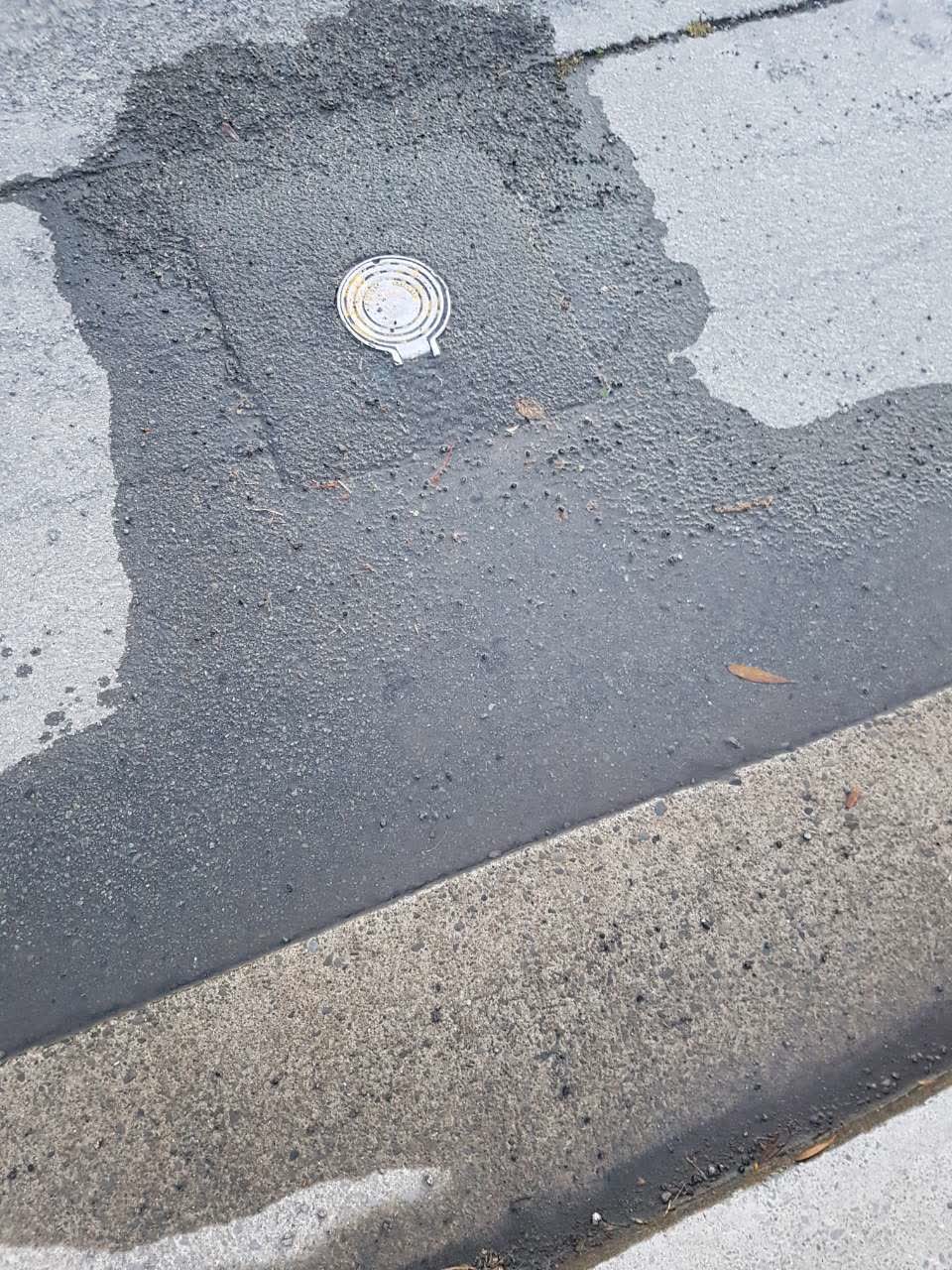 The photograph attached to this water supply report