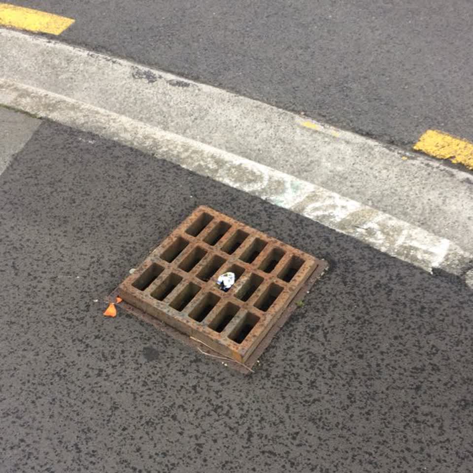 The photograph attached to this wastewater/stormwater report
