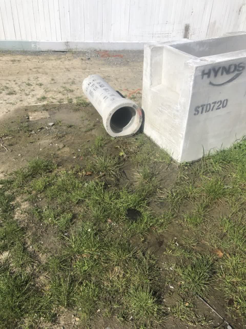 The photograph attached to this water supply report