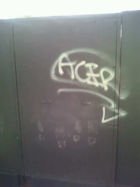 Graffiti, a report photo