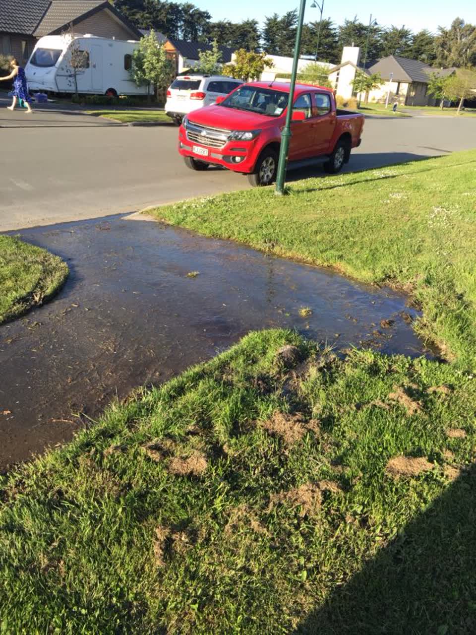The photograph attached to this water supply report