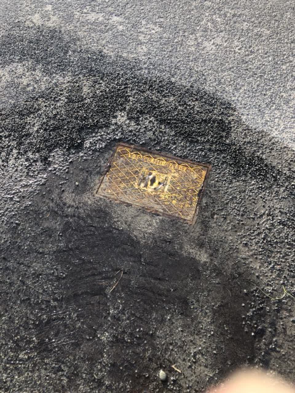 The photograph attached to this water supply report