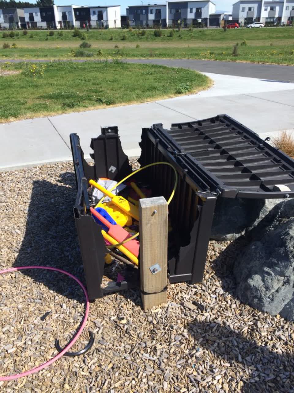 The photograph attached to this parks report