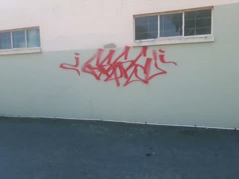 Graffiti, a report photo