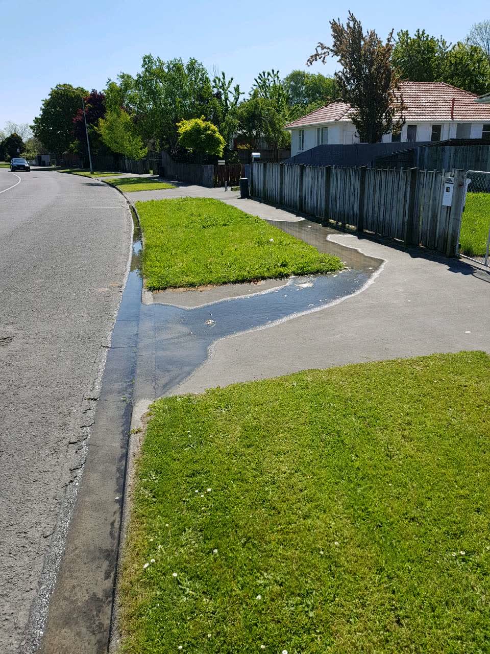 The photograph attached to this water supply report