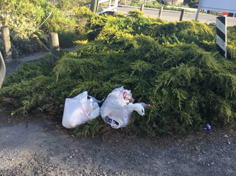 The photograph attached to this rubbish/recycling report