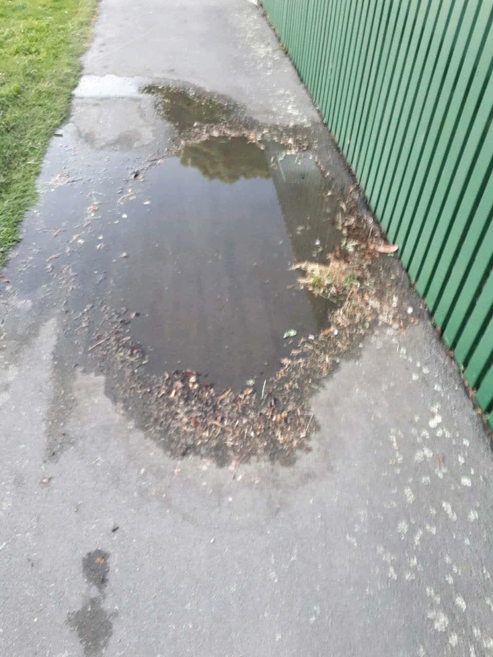 The photograph attached to this water supply report